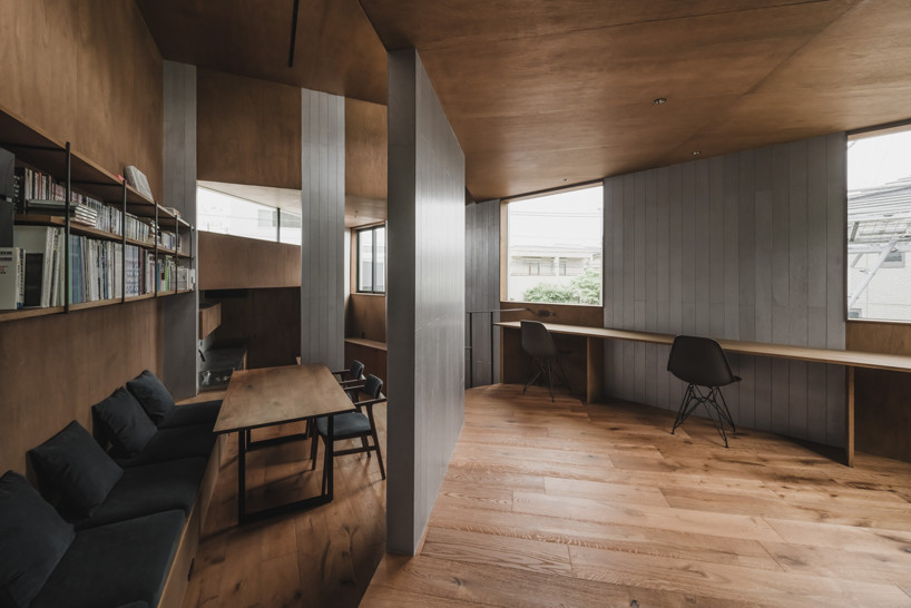 IGArchitects builds tokyo house from field of structural timber walls - 3