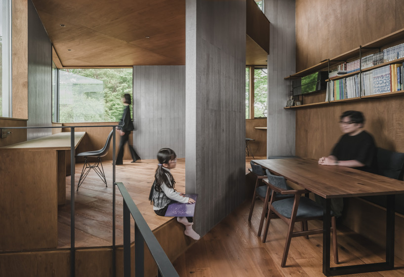 IGArchitects builds tokyo house from field of structural timber walls - 9