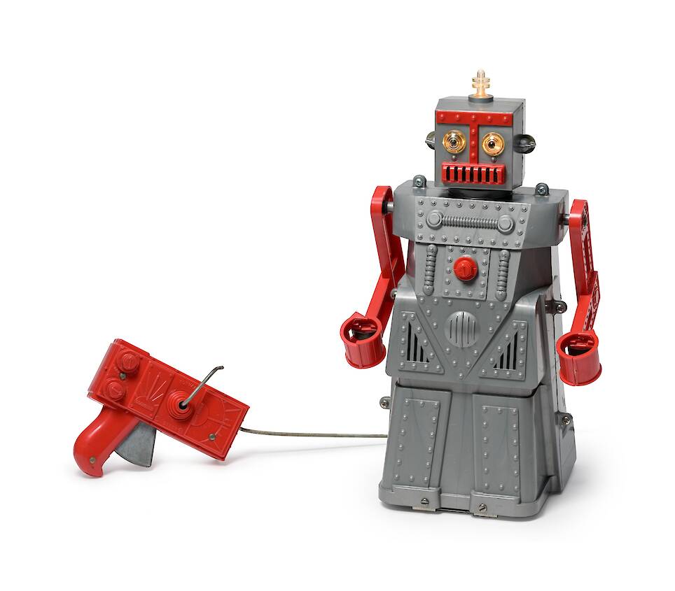<p>Ideal Toy Company, Sid Noble, Robert the Robot, 1954</p>