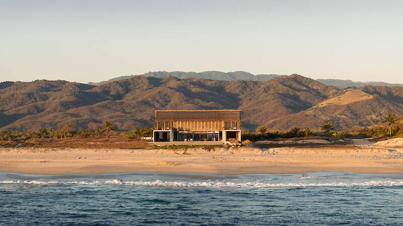 A Family's Puerto Escondido Home on a Sandy Beach Nods to Monasteries and Haciendas