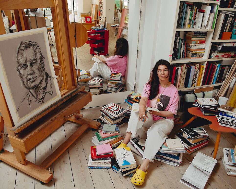 Es Devlin in her studio