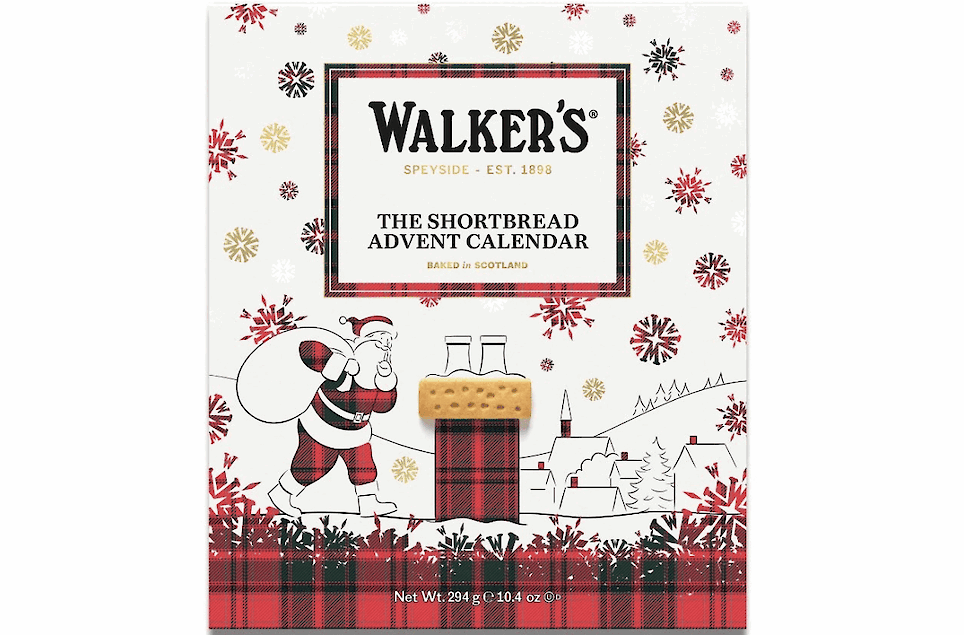 Walker’s shortbread advent calendar