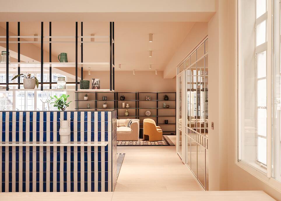 interior of London workspace Elsley House by SODA