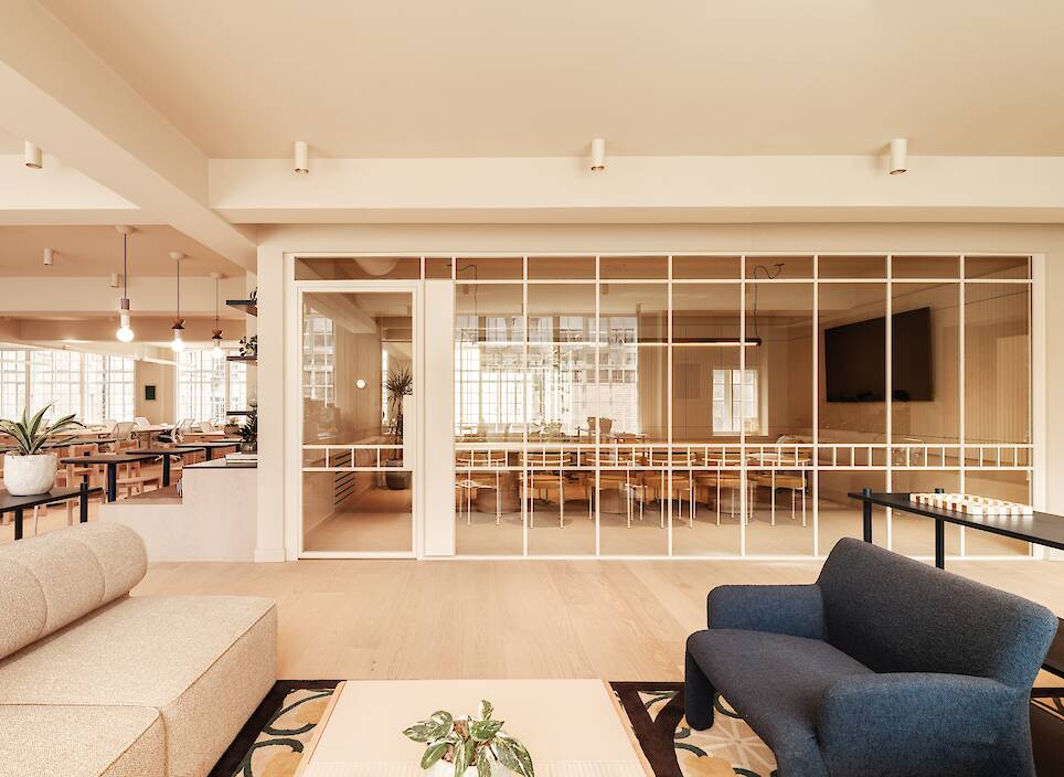 interior of London workspace Elsley House by SODA