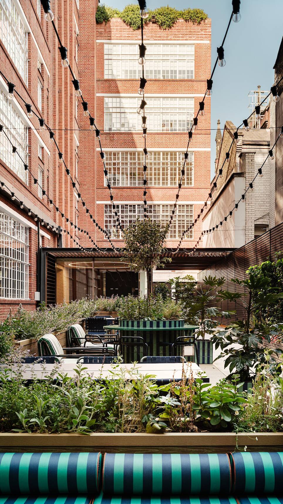 interior of London workspace Elsley House by SODA