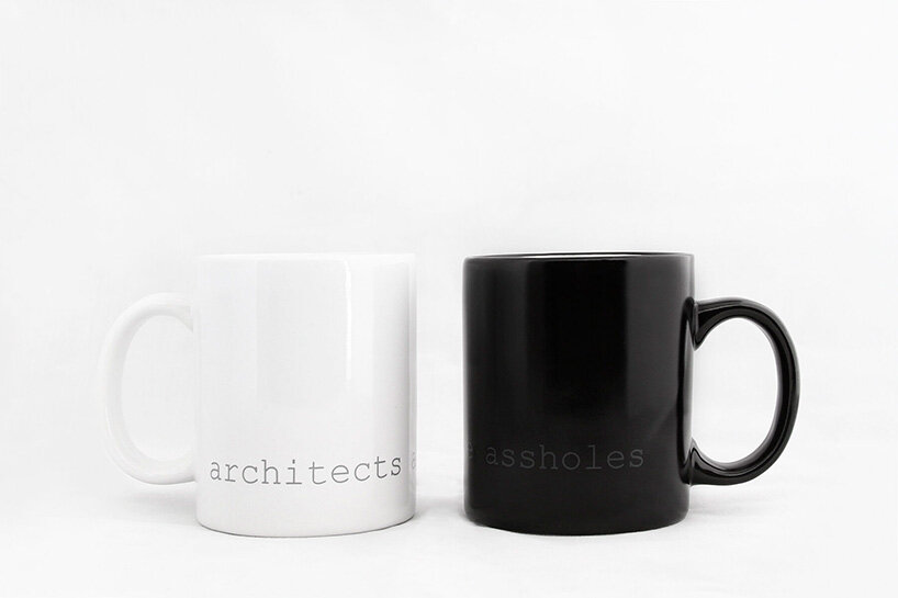 architects are assholes mugs by Krista Jahnke