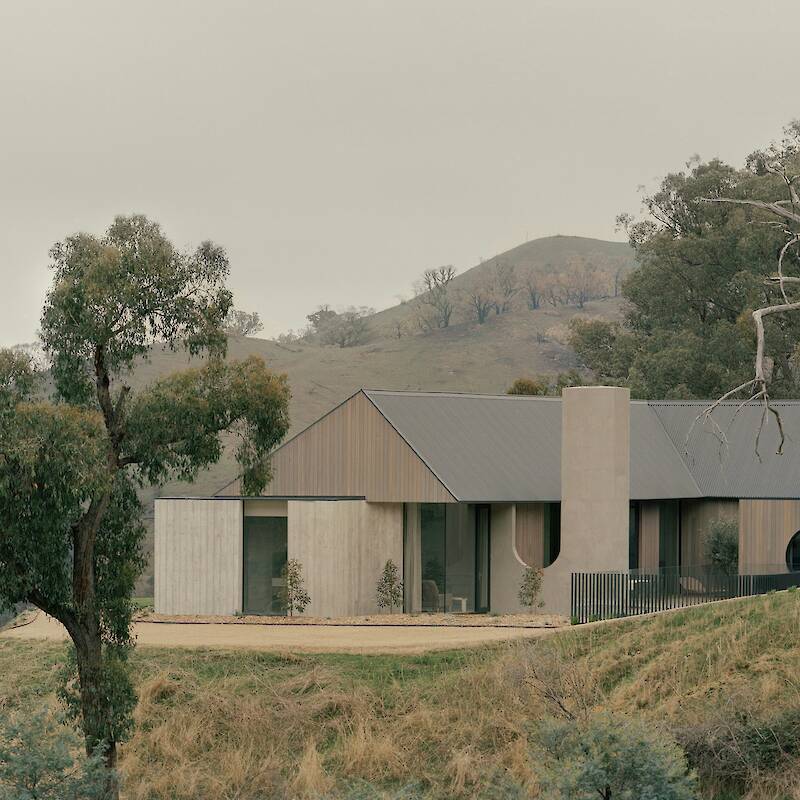 This Country Home in Australia Almost Burned Down Before It Was Even Completed