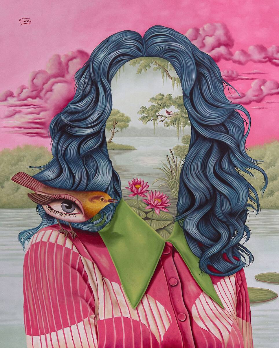 “Early Bird” (2026), oil painting on canvas, 80 x 100 centimeters