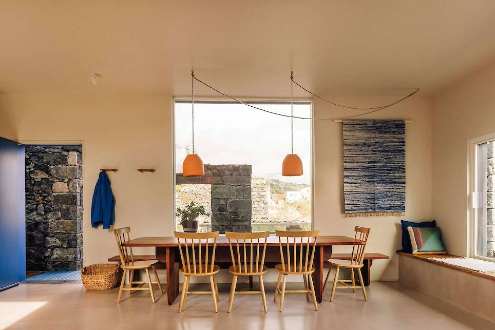 Recycled Marine Plastic Covers This Former Whaler’s Tavern Turned Home in the Azores - Photo 11 of 17 -