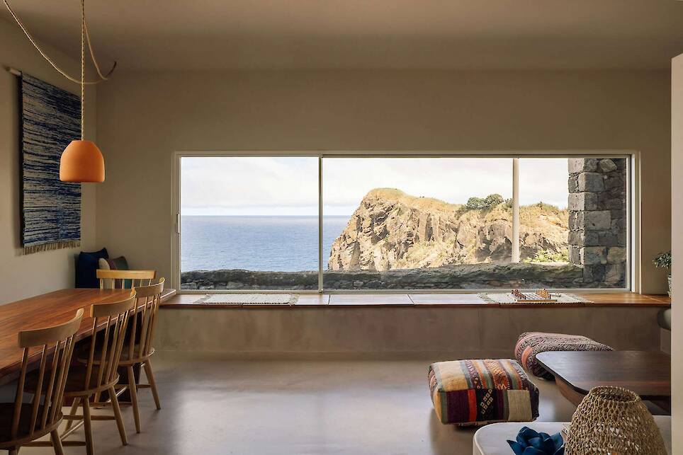 Recycled Marine Plastic Covers This Former Whaler’s Tavern Turned Home in the Azores - Photo 14 of 17 -