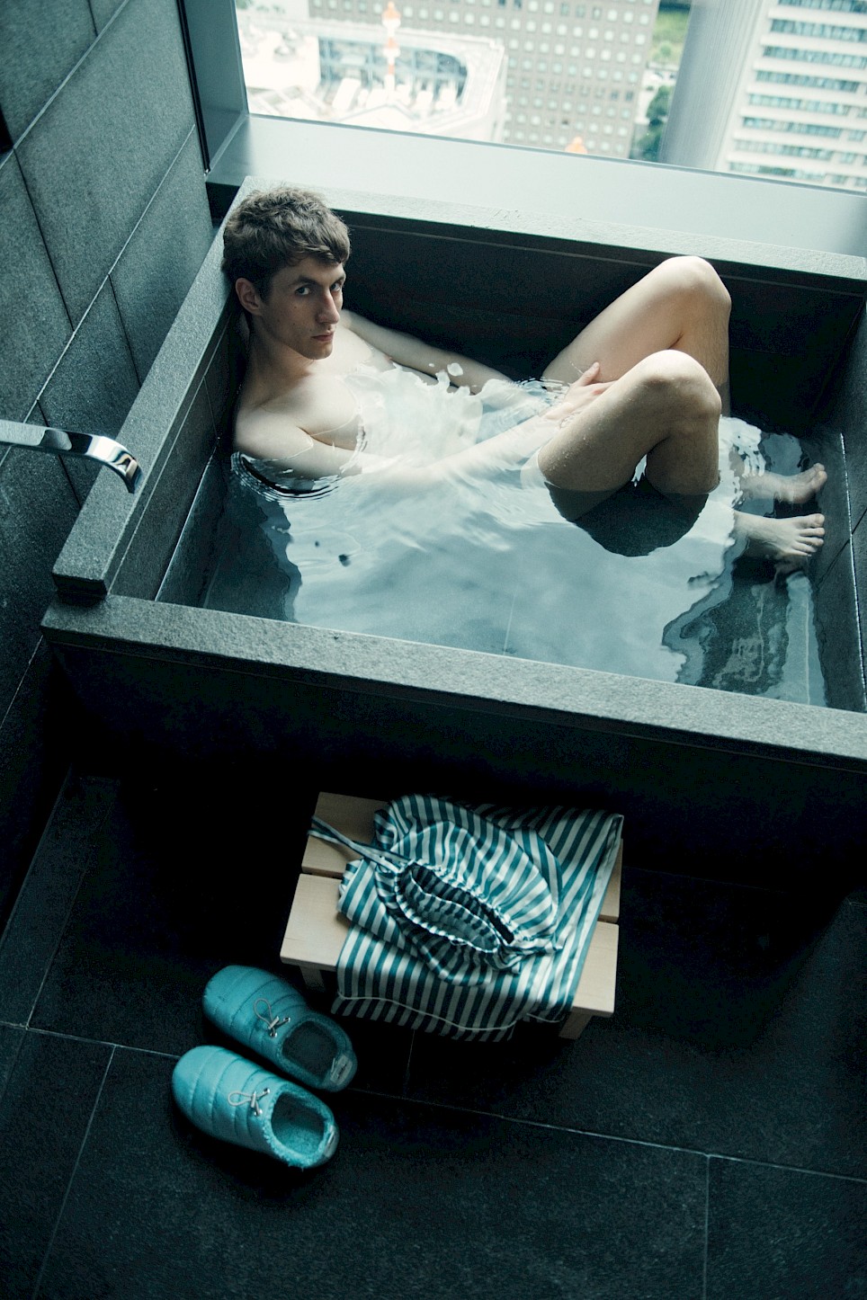 <p>The bathtubs at Aman Tokyo, which Kim Jones says are one of his highlights of the property</p>